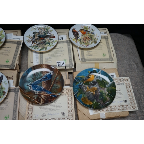 318 - Large Lot of Mint and Boxed Collectors Plates