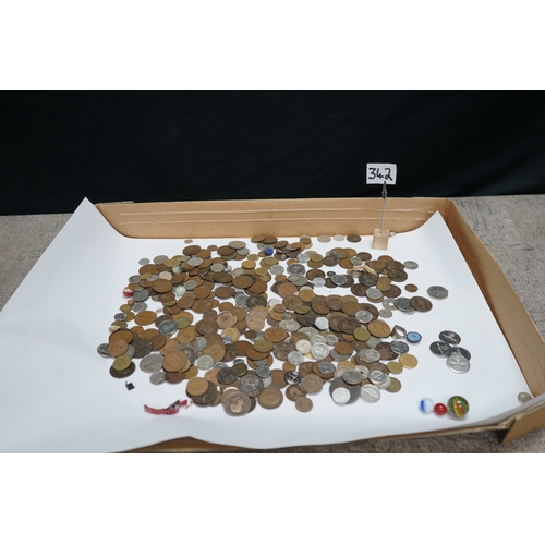 342 - Approx. 2.5kg of Mixed coins