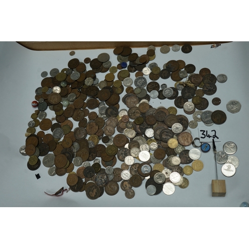 342 - Approx. 2.5kg of Mixed coins