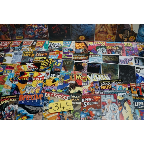 345 - Large Lot of Comic Books I Include Ltd Edition Issues, First Issues etc