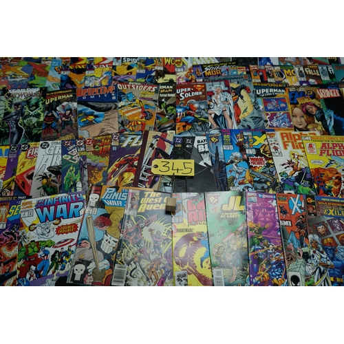 345 - Large Lot of Comic Books I Include Ltd Edition Issues, First Issues etc