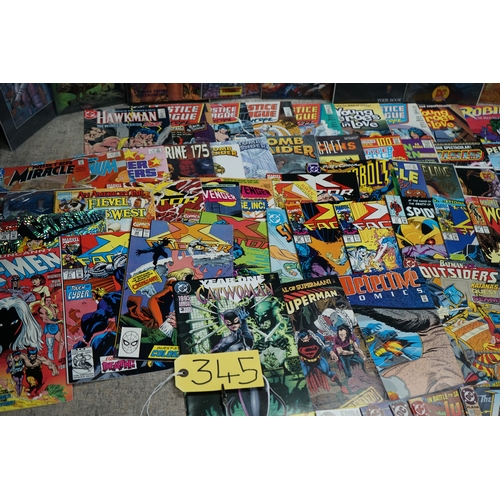 345 - Large Lot of Comic Books I Include Ltd Edition Issues, First Issues etc