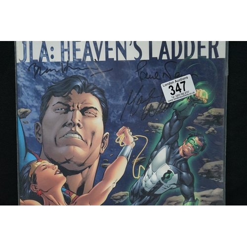 347 - JLA Heavens Ladder Signed by Mark Waid, Bryan Hitch & Paul Neary