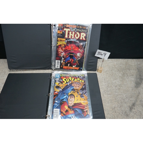 349 - Series of Autographed Marvel Comics: Thor 17, Iron Man 22, Peter Parker 11, Juggernaut The 8th Day a... 