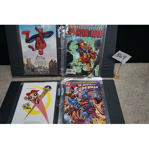 349 - Series of Autographed Marvel Comics: Thor 17, Iron Man 22, Peter Parker 11, Juggernaut The 8th Day a... 