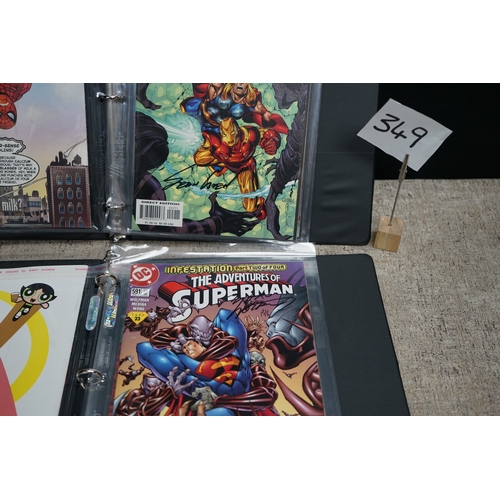 349 - Series of Autographed Marvel Comics: Thor 17, Iron Man 22, Peter Parker 11, Juggernaut The 8th Day a... 