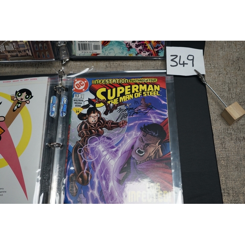 349 - Series of Autographed Marvel Comics: Thor 17, Iron Man 22, Peter Parker 11, Juggernaut The 8th Day a... 