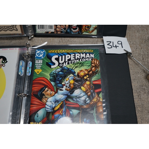 349 - Series of Autographed Marvel Comics: Thor 17, Iron Man 22, Peter Parker 11, Juggernaut The 8th Day a... 