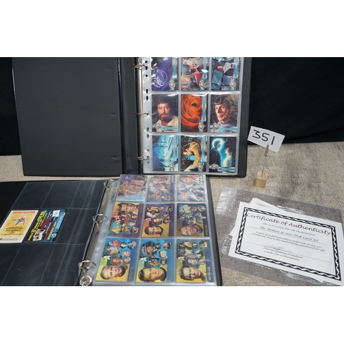 351 - Collection of Star Trek 35th Anniversary Edition Collectors Cards, Complete Set of 72, Cinema 2000 t... 