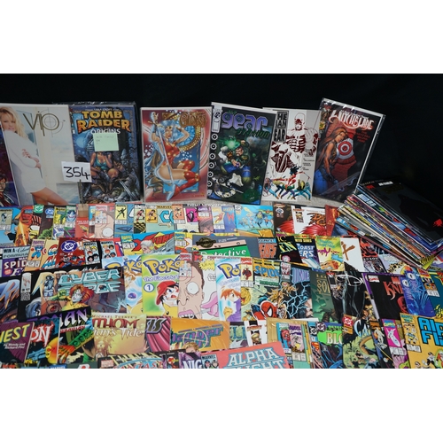 354 - Large Mixed Lot of Comic books to include Limited Edition Issues, First Issues etc