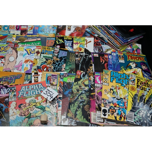 354 - Large Mixed Lot of Comic books to include Limited Edition Issues, First Issues etc