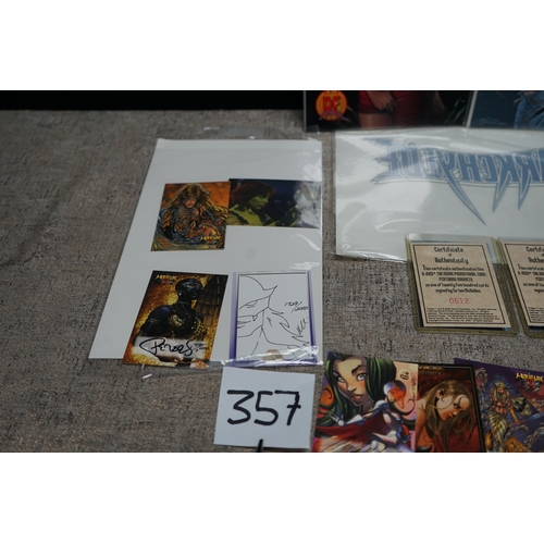 357 - Collection of Memorobilia to include: Darkchylde comics etc: Darkchlyde No1 Exclusive Cover, Dark Ch... 