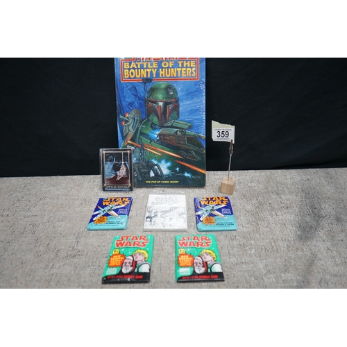 359 - Star Wars Interest: First Edition Battle of the Bounty Hunters Book, The Galaxy's Deadliest Bounty H... 