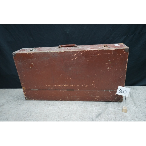 360 - Carpenters Vintage Tool Box and Contents to Include Good quality Carpentry Tools, Stanley Plane etc