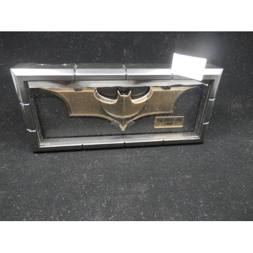 478 - Mint and Cased The Noble Collection Batman The Dark Knight Rises Movie Batarang Prop