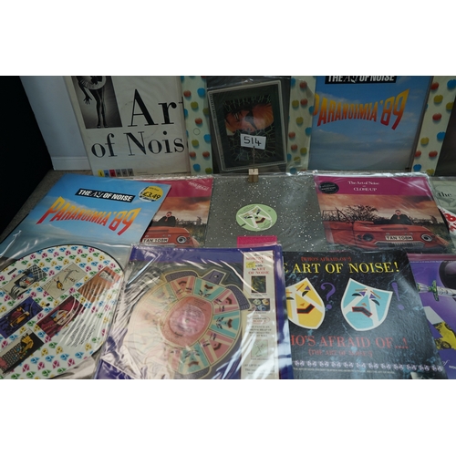 514 - Collection of The Art of Noise records including 