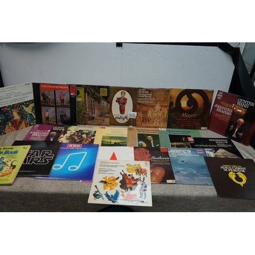 515 - Collection of vinyl records, featuring albums such as 