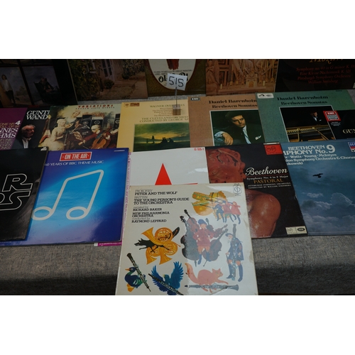 515 - Collection of vinyl records, featuring albums such as 