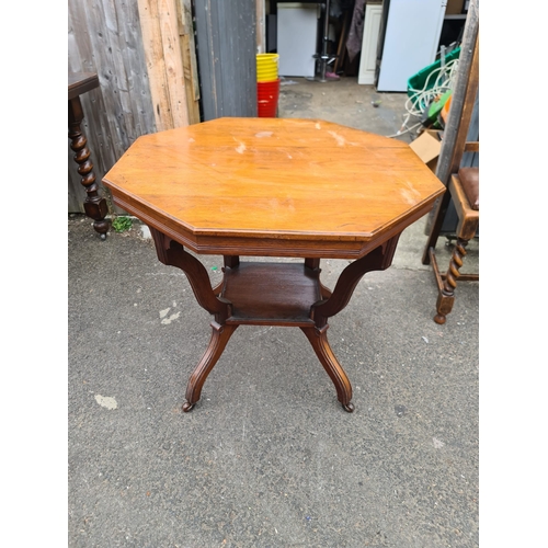 1222 - Edwardian Octagonal Occasional Table