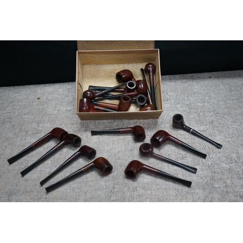 223 - Boxed of Unused Deadstock 1950s/60s London Made Tobacco Pipes