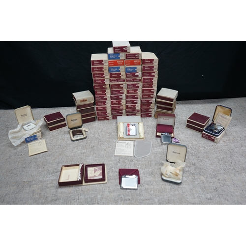 225 - Collection of Ronson lighters and accessories, including models such as Viking, Essex, Ascot, Capri,... 