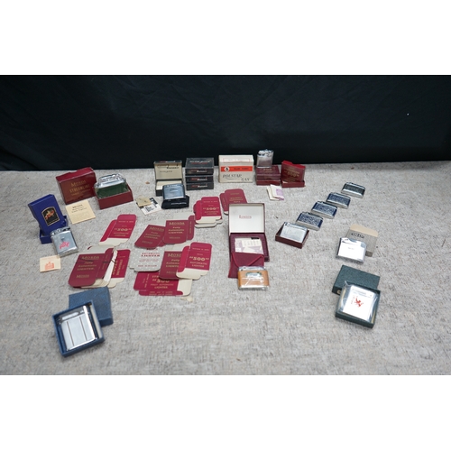 227 - Collection of Unused vintage lighters, including Mosda 