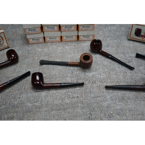 228 - Lot of Original Unused & Boxed Imperial Treble by Civic Tobacco Pipes