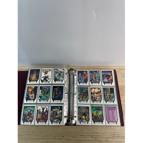 150 - Collectors Cards: A Binder to Contain Complete Sets of the Following Marvel CCG: X-Men 1991 (1-90), ... 