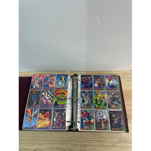 150 - Collectors Cards: A Binder to Contain Complete Sets of the Following Marvel CCG: X-Men 1991 (1-90), ... 