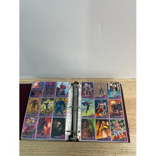 150 - Collectors Cards: A Binder to Contain Complete Sets of the Following Marvel CCG: X-Men 1991 (1-90), ... 