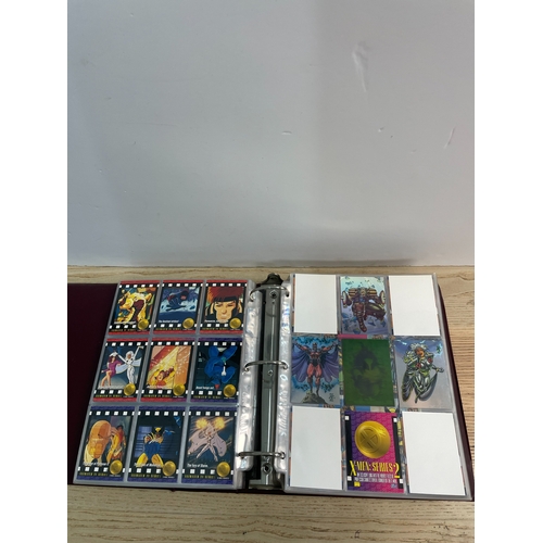 150 - Collectors Cards: A Binder to Contain Complete Sets of the Following Marvel CCG: X-Men 1991 (1-90), ... 