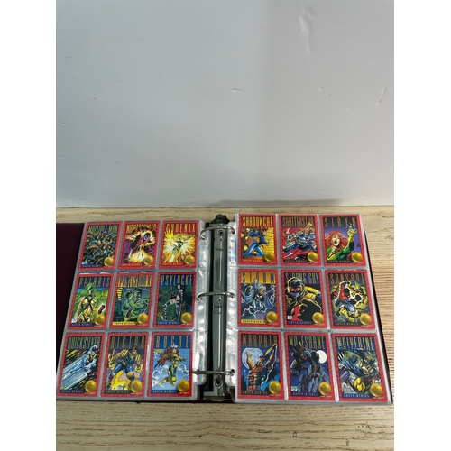 150 - Collectors Cards: A Binder to Contain Complete Sets of the Following Marvel CCG: X-Men 1991 (1-90), ... 