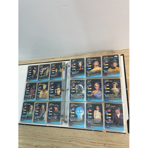 153 - Collectors Cards: A Binder of Fleer Star Trek CCG 1996 Cards (950 Cards)