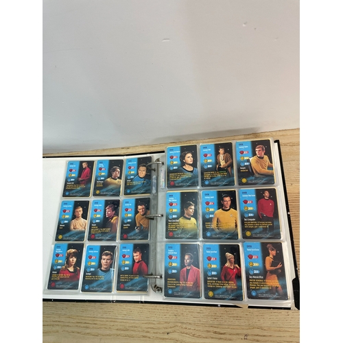 153 - Collectors Cards: A Binder of Fleer Star Trek CCG 1996 Cards (950 Cards)