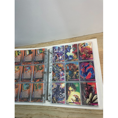 154 - Collectors Cards: A Binder to Contain a Complete Set of Marvel Annual 1996 by Fleer (1-100 Base Set ... 