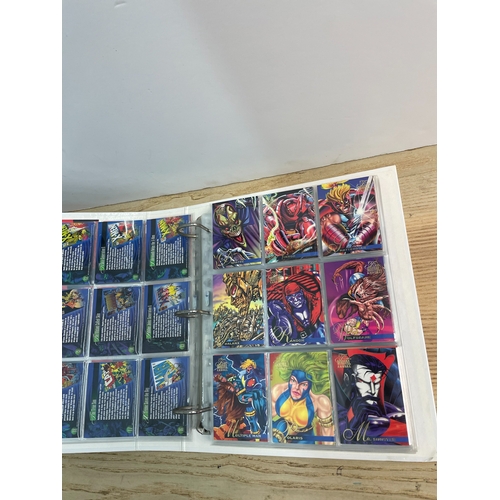 154 - Collectors Cards: A Binder to Contain a Complete Set of Marvel Annual 1996 by Fleer (1-100 Base Set ... 