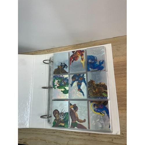 154 - Collectors Cards: A Binder to Contain a Complete Set of Marvel Annual 1996 by Fleer (1-100 Base Set ... 