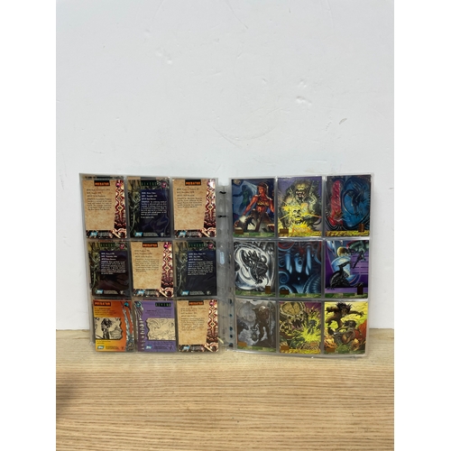 162 - Collectors Cards: Dark Horse Comics-Alien vs Predator 1994 CCG Complete Set of 72 Cards plus 15/15 O... 