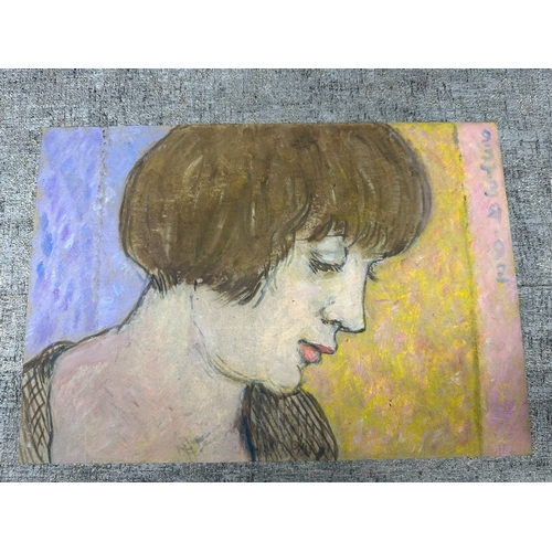 2o - Peter Samuelson (British 1912-1996) Original Works - A Ginger-haired lady looking down 1992 (32cm x ... 