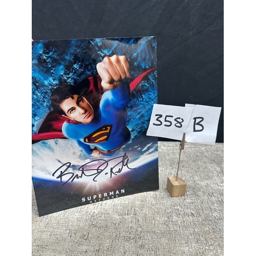 358b - A Brandon Routh Autographed 