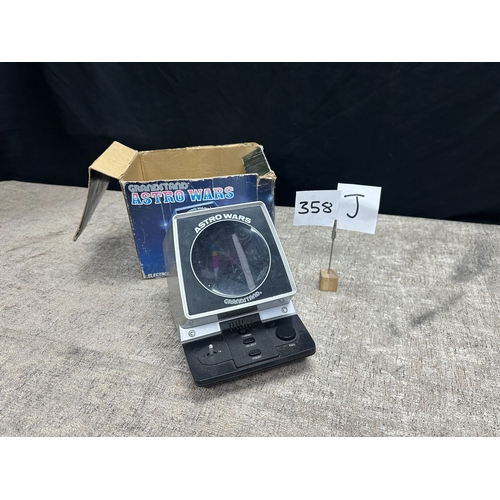 358j - Grandstand Astro Wars Electronic Game in original box.