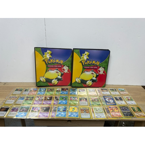 10 - Two Binders of Assorted Pokémon Cards- Mostly Unlimited Edition