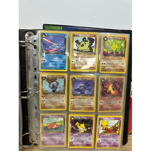 10 - Two Binders of Assorted Pokémon Cards- Mostly Unlimited Edition