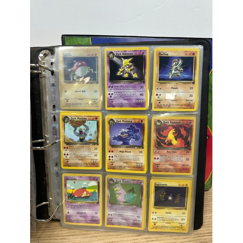 10 - Two Binders of Assorted Pokémon Cards- Mostly Unlimited Edition