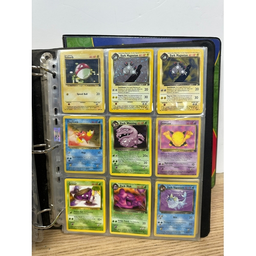 10 - Two Binders of Assorted Pokémon Cards- Mostly Unlimited Edition