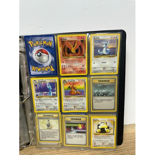 10 - Two Binders of Assorted Pokémon Cards- Mostly Unlimited Edition