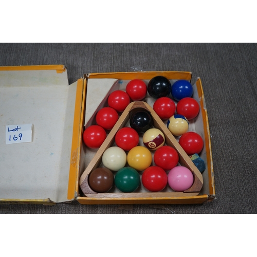 278 - Vintage Set of Stuart Surridge Snooker Balls