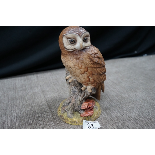 279 - Aynsley Porcelain Owl Figurine