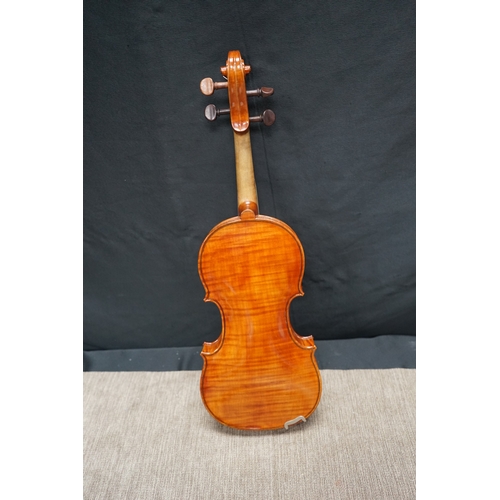 281 - A Vintage Violin and Bow