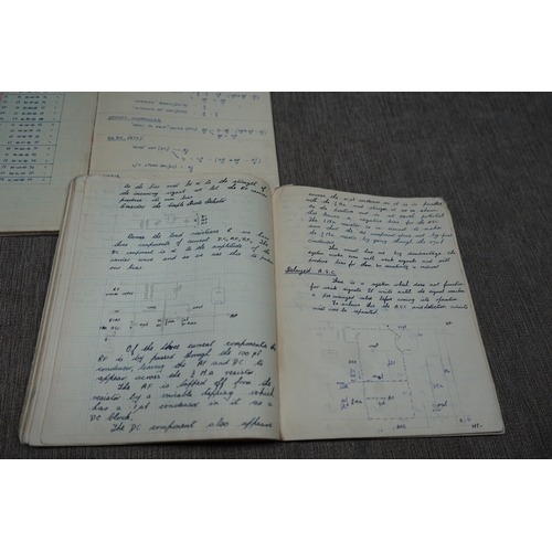 287 - Two RAF Workshop Record Notebooks with Drawings, Calculations, Reports etc